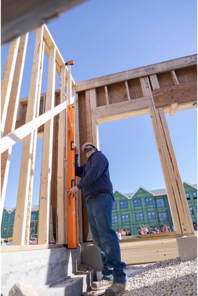 Johnson Level & Tool 5800-0712P 7FT - 12FT Exendable Plate Level, Triple-Secured Mounting System