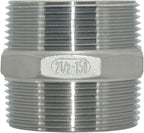 1/8" ~3" NPT Male Threaded Hex Nipple,Stainless Steel 304 Quick Coupler Pipe Fitting (2.5")