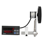 Electronic Digital Length Meter Counter Mechanical Length Counter Digital Measuring Wheel with Wheel Sensor,4 Measurement Unit Feet,Inches, Meters, Yards,Measuring Range 0-999999m