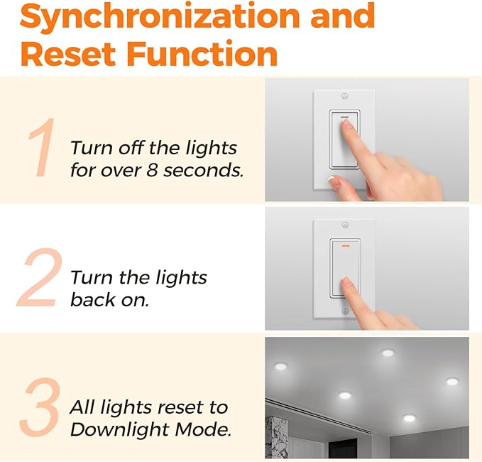 12 Pack 4 Inch LED Recessed Ceiling Lights with Night Light, Dimmable, 2700K-5000K 5 CCT Selectable, Canless Wafer Downlight with Junction Box, Ultra-Thin, 9W, ETL, White