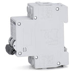 AC Miniature Circuit Breaker, 40 Amp 120V/240V 2 Pole DIN Rail Mount Circuit Breaker, Thermal Magnetic Trip, Solar AC Disconnect Switch MCB C40