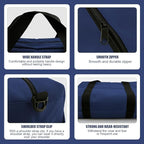 Small Tool Bag,Close Top Wide Mouth Tool Organizer Bag,Large Capacity Tool Bags for Men,Canvas Tool Storage Bag for Storage Handbag for Screwdrivers,Wrench,Pliers Hand Tools (Royal Blue, 20 Inch)