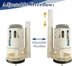 3 Inch Toilet Flush Valve for One-Piece Toilet, Dual Flush Valve Replacement Toilet Repair Kits Compatible with Glacier Bay/Fluidmaster