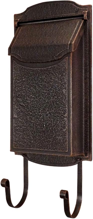 Special Lite Contemporary Vertical Wall Mount Mailbox - Copper Aluminum Mailbox for Wall Mount - SVC-1002-CP
