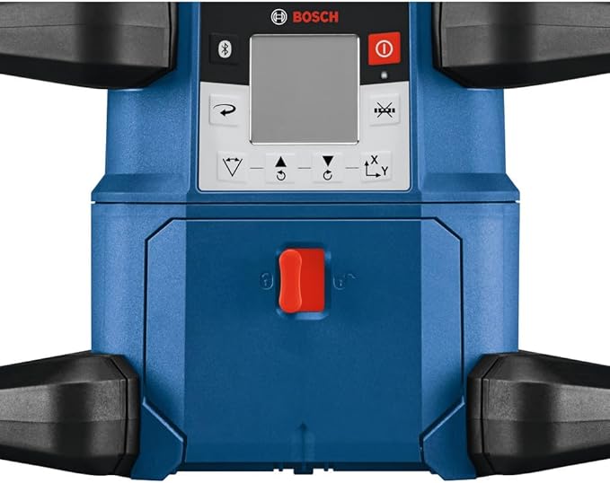 BOSCH GRL4000-80CHK REVOLVE 18V Connected Self-Leveling Horizontal Rotary Laser Kit, Includes CORE18V 4 Ah Battery & Charger, Tripod, Grade Rod, Receiver, Carrying Case, & Accessories