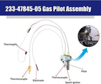 233-47845-05 415-47845-05 Water Heater Pilot Assembly Compatible with Bradford White Honeywell NAT CS8840A1-1041 Water Heater Part Replace for 233-47845-01, 233-47845-02A, 233-47845-03, 233-47845-04