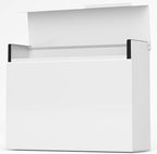 Vsons Modern Design Mailbox, Wall-Mount Mailbox Vsons Design Mitch W (White Powder Coated)
