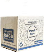 Premium Color Knit Cleaning Rags (5 lbs. Box) – Shop Rags Bulk for Workshops, Mechanics, Painters, and Home Use, Multipurpose Cotton T-Shirt