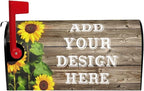Personalized Mailbox Covers Custom Picture/Photo/Text Magnetic Standard Size Mailbox Wraps Post Letter Box Cover for Garden Yard Outdoor Decorations-6
