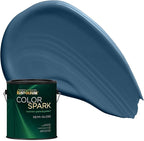 Rust-Oleum Color Spark Interior Paint and Primer in One, Semi-Gloss, Denim, 1 Gallon