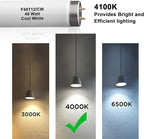 F40T12 48 inch luorescent Bulbs,T12 4 Foot Linear Fluorescent Tube,40 watts,2600 lumens,4100K Cool White,Replacement Tubes for Sylvania 21371 F40CWX,Philips 423129 F40T12/CW(6 Pack)