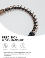 Black Kitchen Faucet,Matte Black Kitchen Faucet with Pull Down Sprayer AIMADI Commercial Single Handle Single Hole Rose Gold Kitchen Sink Faucets