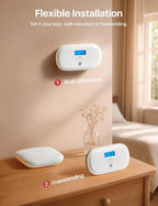 X-Sense Smart Carbon Monoxide Detector with Replaceable Battery Powered, Compatible with X-Sense Home Security App, SBS50 Base Station Required, XC0C-MR, 1-Pack