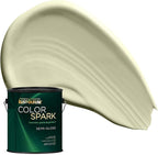 Rust-Oleum Color Spark Interior Paint and Primer in One, Semi-Gloss, Frothy Matcha, 1 Gallon