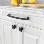 Asidrama 10 Pack 6.3 Inch(160mm) Hole Centers Kitchen Cabinet Handles, Matte Black Cabinet Pulls Kitchen Cabinet Hardware for Cupboard Drawer Pulls