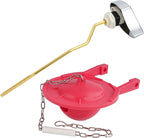 iFealClear Side Mount Toilet Handle Replacement Kit Compatible with TOTO THU068#CP for St743S, 3 Inch Toilet Flapper Replacement Compatible with TOTO THU138S, Toilet Tank Replacement Combo