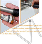 42'' Flexible Magnesium Anode Rod for Hot Water Heater Compatible with Rheem Reliance Richmond GE KenmoreTanks 3/4" NPT Thread 0.8'' Diameter Home Water Tank Anode Rod