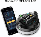 HOZO M-Cube02 Laser Level with 164ft Green Laser Measure, 360° Rotating for P2P Laser Measure & Center Finder, Wall Mount Laser Level for Picture Hanging, Renovation & DIY, Bluetooth App, Rechargeable