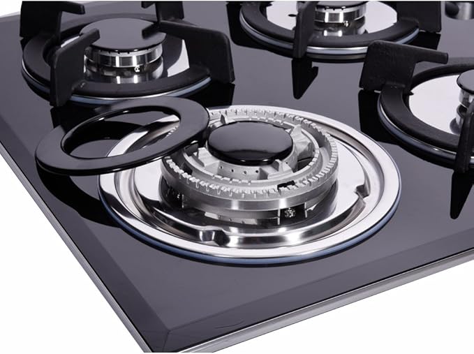 30 inch Gas Cooktops Dual Fuel Sealed 5 Burners Drop-In Tempered Glass Gas Hob DK157-A01S Gas Cooktop