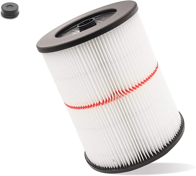 1 Pack 9-17816 Filter for Craftsman Shop Vac Filter Wet/Dry Cartridge Filter Replacement fit 5/6/8/12/16/32 Gallon & Larger Vacuum Cleaner