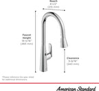 American Standard 1048800000 Aspirations Touchless Pull-Down Kitchen Sink Faucet, 1.8 GPM, Polished Chrome