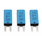 15A 12V ATM Low Profile Mini Fuse Circuit Breaker Auto Reset E71 - UL Certified 15 Amp Self Resetting Blade Fuses 12 Volt DC for Car RV Automotive Truck Boat Solar - Pack of 3