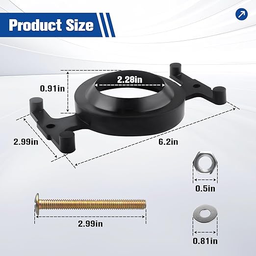 04-3817 Tank to Bowl Kit for Compatible with Eljer Toilet,Gasket Solid Brass Tank to Bowl Bolt Set