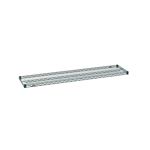 METRO Super Erecta 1460NK3 Industrial Wire Shelf, Metroseal Green Epoxy, 14" x 60"