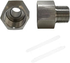 2 pieces Npt3/4 Female to Npt1/2 Male Reducer,3/4-1/2Water pipe Adapter, Fabricate of 304 Stainless Steel