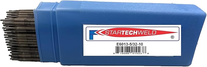 6013 Welding Rod 5/32", E6013 Stick Welding Electrodes 10Lbs with Soft Steady Arc E6013 5/32" (5/32" 10 Pound Box) E6013-532-10