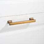 10 Pack 6 Inch Length|5 Inch(128mm) Hole Center Champagne Bronze Kitchen Cabinet Handles, Cabinet Pulls Kitchen Cabinet Hardware, Cupboard Pulls, Drawer Handles