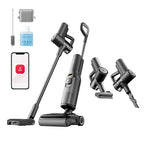 roborock F25 ACE Combo Wet Dry Vacuum Cleaner, 5-in-1 Cordless Stick Vacuum Mop, Smart Hard Floor Washer with 180° Lie-Flat, AI Assitant Wheels, Self Cleaning, 65 min Runtime, Whole House Cleaning