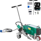 VEVOR Roofing Hot Air Welder, 4200W 220V High Power Plastic PVC TPO CPE Welding Machine - 1.57" Welding Width 0.04-0.12" Thickness, 68 ℉-1202 ℉ Heat Roofing Welding Tool, for Waterproofing Advertising