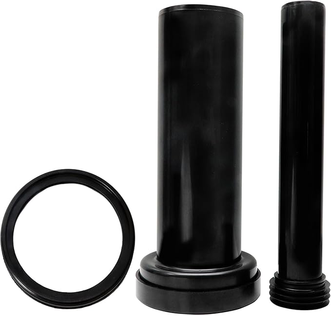 Wall Hung Toilet Tank Connector Set with Extended Pipes,Compatible with Geberit 152.441.46.1,Toilet Replacement Parts with HDPE Material,Easy Installation