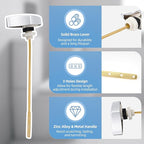 Hibbent Toilet Handle Replacement Compatible with TOTOTHU004-CP Trip Lvr for ST701, CST854, CST884,Side Mount Toilet Flush Handle, Flush Tank Lever, Chrome