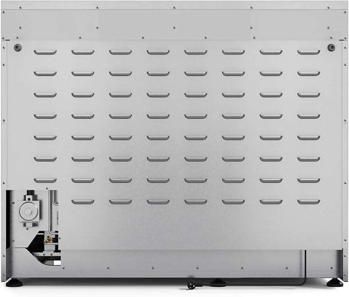 Gordon Ramsay by THOR Kitchen 48 Inch Professional Liquid Propane Range with Tilt Panel Touch Control in Stainless Steel/Black