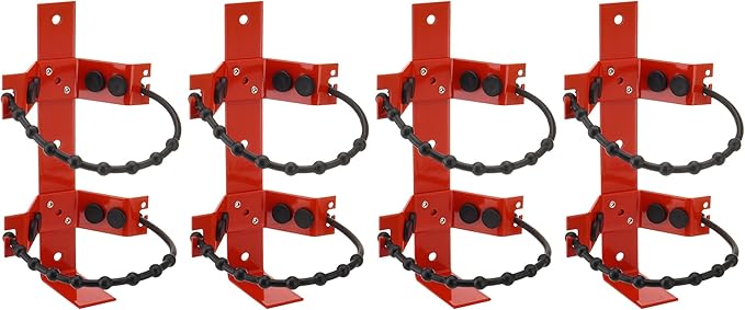 SPARKWHIZ Fire Extinguisher Mount Bracket, for 2.75"-4.5" Diameter Extinguishers, Ideal for Home, Truck, RV, Vehicle, Boat, Marine & Commercial Use, 4 Pack