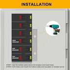 Generator Interlock Kit Compatible with Eaton Cutler Hammer 100 Amp and 125 Amp Panels Breaker,for Safe Usage of Portable Power During Outage,Professional and Interlock Kit (1)