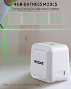 Laser Level with 50" Tripod, Firecore Self Leveling Cross Line Laser Level, Green Lazer Leveler Tool for Hanging Pictures Shelves DIY Projects, Battery and Carry Pouch Included