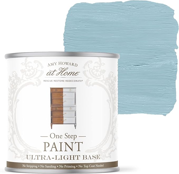 AMY HOWARD AT HOME Chalk-Based One Step Paint for Furniture, Cabinetry, Decor, Finish, and More | No Stripping, Sanding, or Priming | Ultra-Light Base | 16 Ounce | Credenza