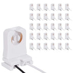 30-Pack JACKYLED Non-Shunted Turn-Type T8 Lamp Holder UL Socket Tombstone with 10 inches Wires Attached for LED Fluorescent Tube Replacements