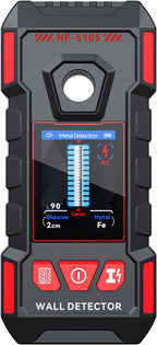 Stud Finder for Walls, Rechargeable Stud Finder Wall Scanner with Upgraded Intelligent Chip for Wood Metal Studs AC Wires Joists Pipes, Support HD LCD Display and Voice, Accurate Positioning