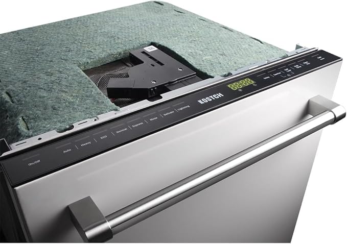 30 inch Freestanding Natural Gas Range or Liquid Propane Gas Range with 5 Burners, Large Capacity 24 inch Top Control Built-In Dishwasher with Third Rack, in Stainless Steel (White)