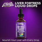Milk Thistle NAC Liver Cleanse Detox & Repair Supplement Liver Support Liquid Drops with Dandelion Extract, Artichoke, Chanca Piedra, Beet Root, Choline, L-Glutathione, Ginger, Burdock, Schisandra