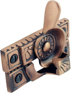 Renovators Supply Manufacturing Window Sash Lock 2.7 in. Solid Cast Brass Victorian Style Window Locks with Mounting Hardware