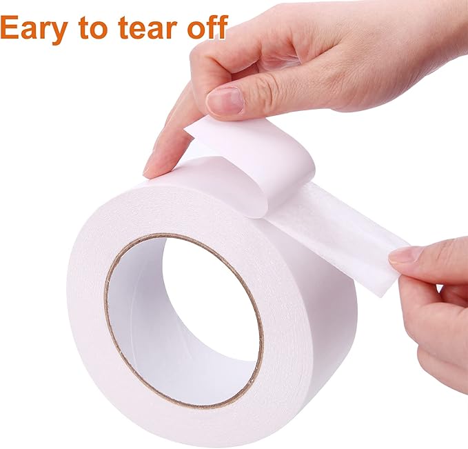 1.5 Inch Double Sided Tape, Ultra-Thin and High Adhesive Tape, for Crafts & Arts, Paper, Gift Wrapping etc (1.5 Inch x 40 Yards Total)