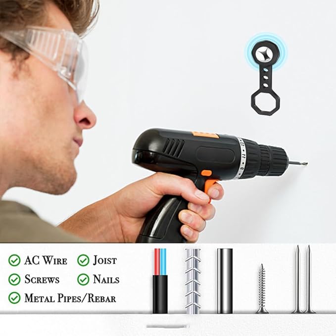 2 Pcs Stud Ball Magnetic Stud Finder With 27 Pounds of Pull Magnetic Power, Stud Finder Wall Scanner, Metal Stud Finder Tool for Walls Detected and Located, for Drywall, Ceramic Tiling, Wood