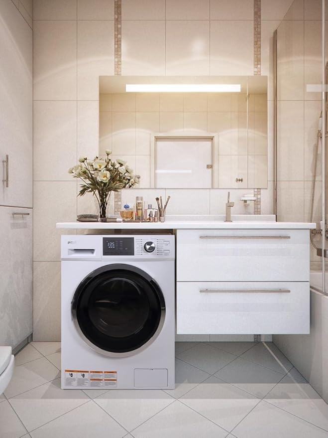 HAMILTON BEACH Washer and Dryer Combo 2.7 cu ft - White