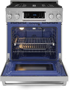 Gordon Ramsay by THOR Kitchen 30 Inch Professional Liquid Propane Range with Tilt Panel Touch Control in Stainless Steel