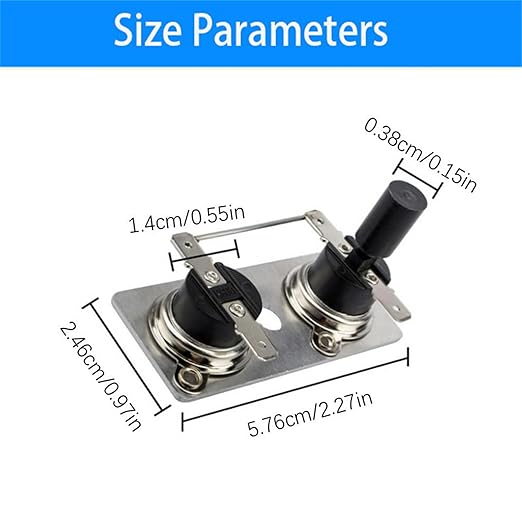 for Suburban rv Water Heater Thermostat 120v T-Stat/Limit Water Heater Switch 232306 Parts